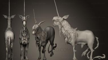 Animal figurines (STKJ_0634) 3D model for CNC machine